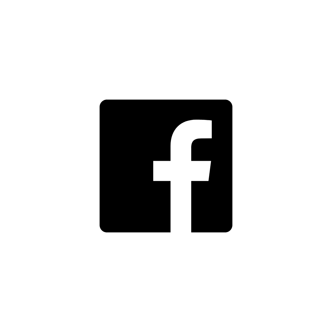 Facebook Logo als Icon schwarz