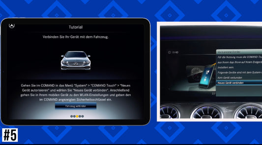 Mercedes mit Tablet steuern