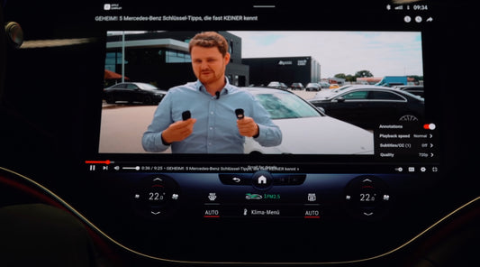 YouTube schauen in deinem Mercedes-Benz