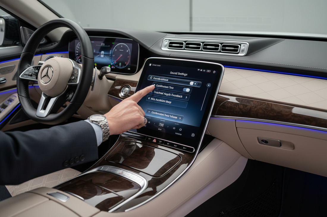 Akustische Bedienrückmeldung – Bestätigungstöne im Mercedes einstellen