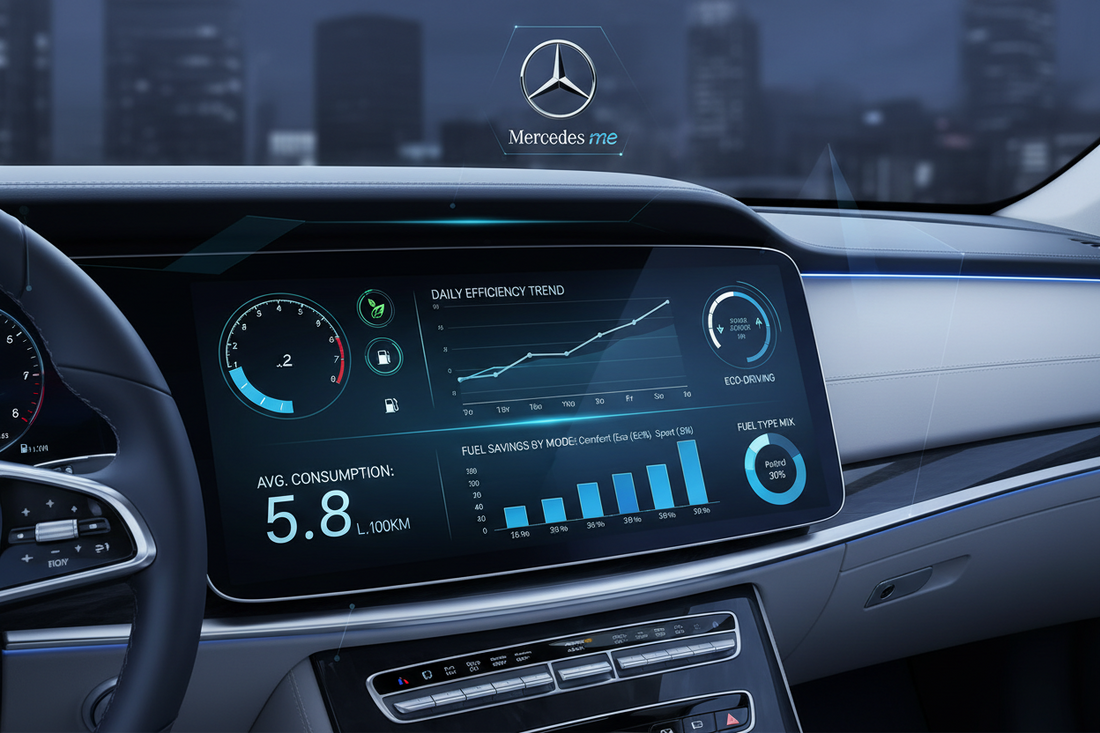 Mercedes me Verbrauch anzeigen