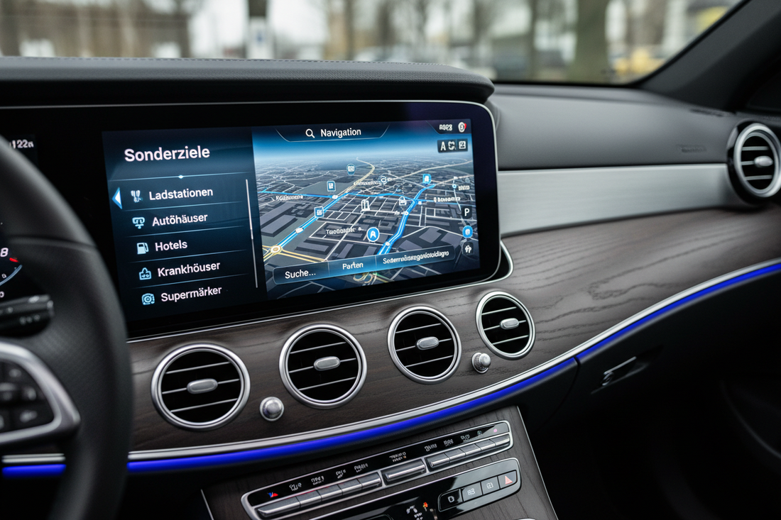 Sonderziele in der Navigation anzeigen – Mercedes MBUX